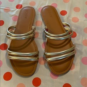 J Crew Womens 9 Strappy Seaside Slide